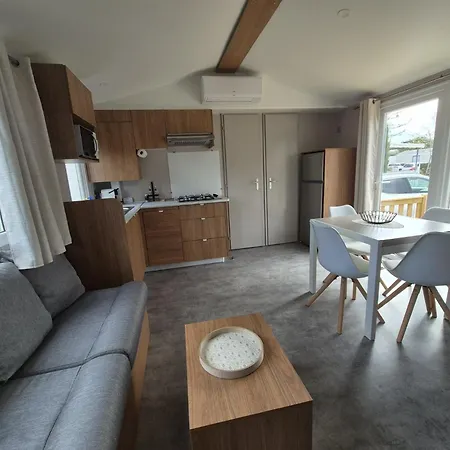 MOBIL HOME BISCARROSSE LAC - PISCINE et MINI GOLF TENNIS *